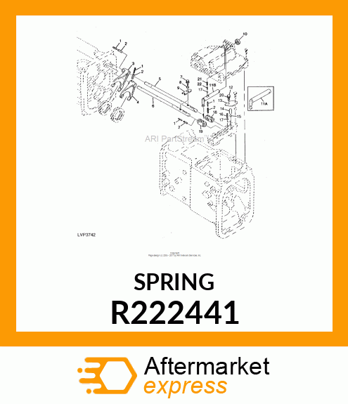 SPRING, OUTER YN P/N 192180 R222441