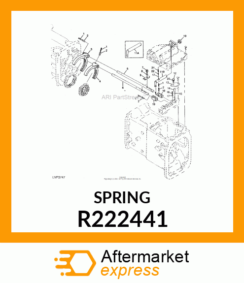 SPRING, OUTER YN P/N 192180 R222441