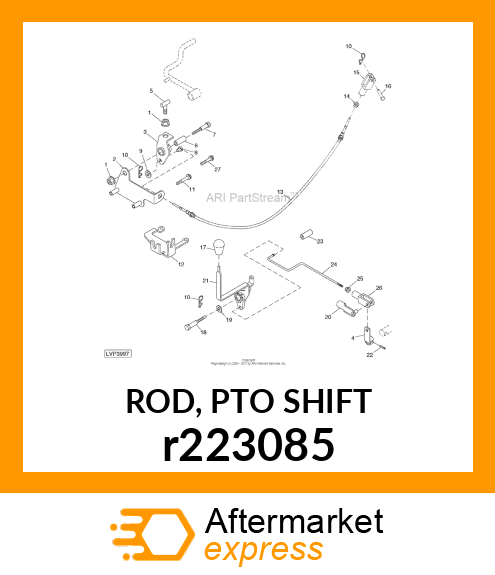 ROD, PTO SHIFT r223085