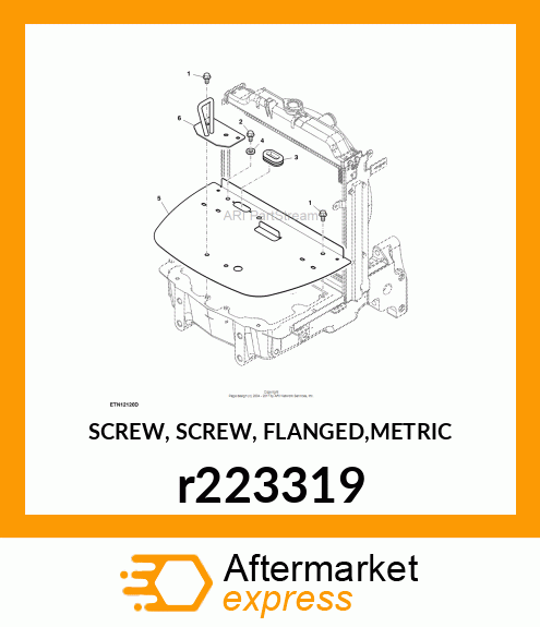 SCREW, SCREW, FLANGED,METRIC r223319