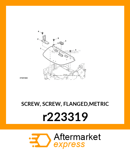 SCREW, SCREW, FLANGED,METRIC r223319