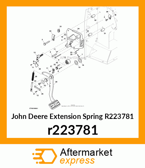 EXTENSION SPRING, EXTENSION SPRING r223781