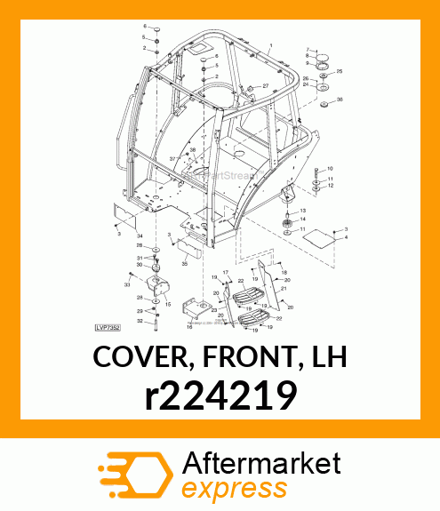 COVER, FRONT, LH r224219