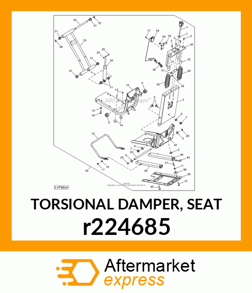 TORSIONAL DAMPER, SEAT r224685