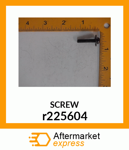 SCREW WITH WASHER, MACHINE SCREW W r225604