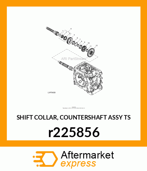 SHIFT COLLAR, COUNTERSHAFT ASSY TS r225856