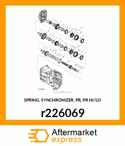 SPRING, SYNCHRONIZER, PR, PR HI/LO r226069