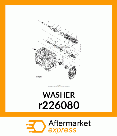 WASHER, COLLAR, GS81104, PR/PR HI/ r226080