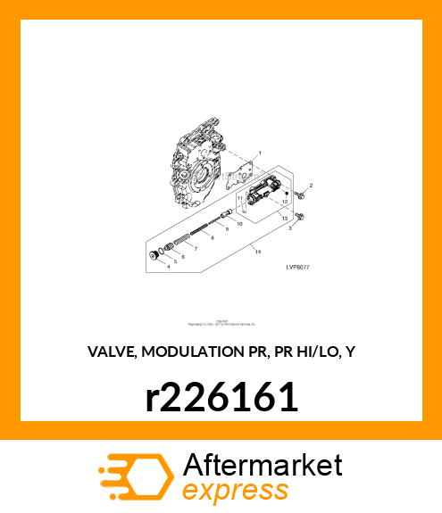 VALVE, MODULATION PR, PR HI/LO, Y r226161