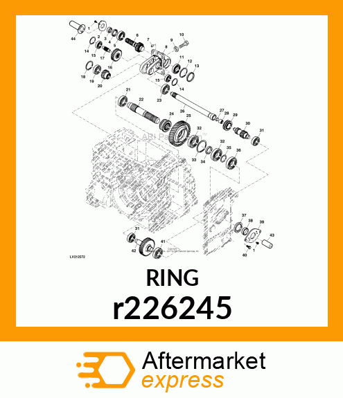 SNAP RING, PR HI/LO YANMAR P/N 24 r226245