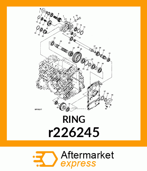 SNAP RING, PR HI/LO YANMAR P/N 24 r226245