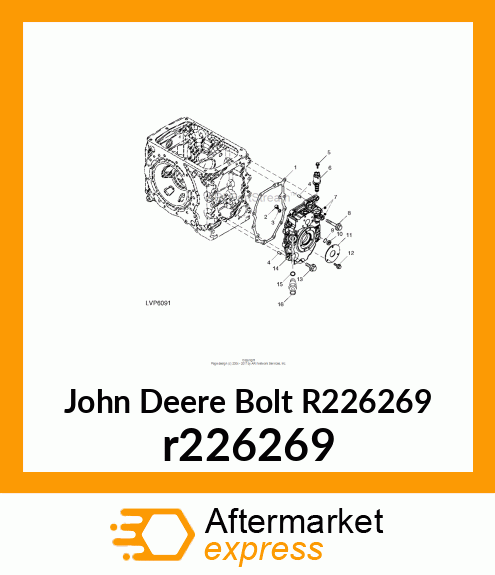 BOLT, PR,PR HI/LO,540/1000 MECH PT r226269