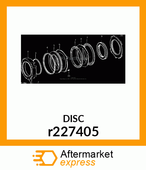 BRAKE DISK r227405