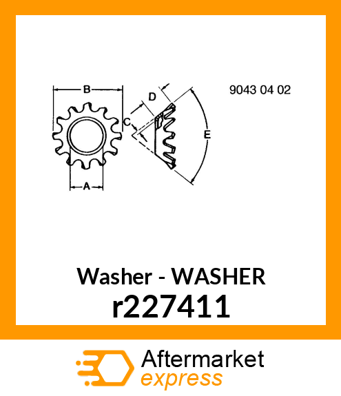 WASHER r227411