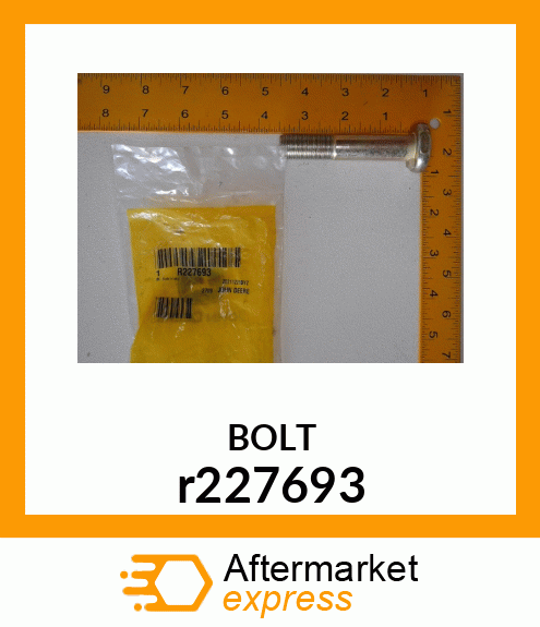 BOLT, ROUND HEAD,SQ NECK, METRIC R227693