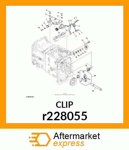 PIN, SNAP YANMAR P/N 192180 r228055