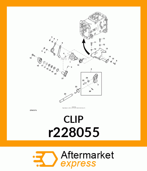 PIN, SNAP YANMAR P/N 192180 r228055