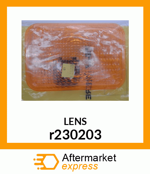 LENS, WARNIG LAMP r230203