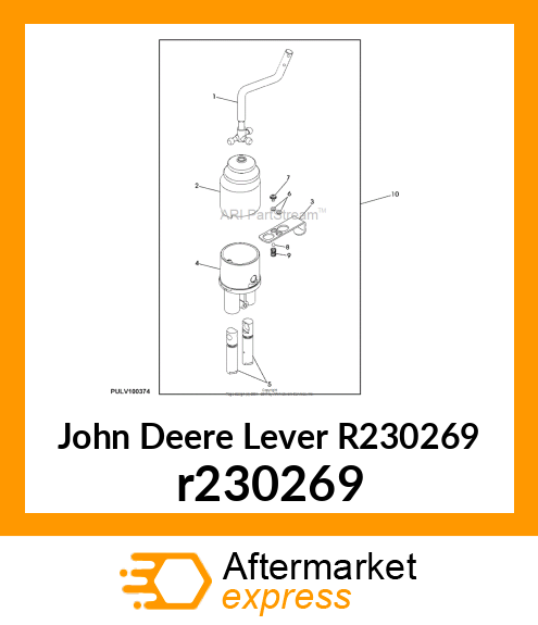 LEVER, JOYSTICK LOCK r230269