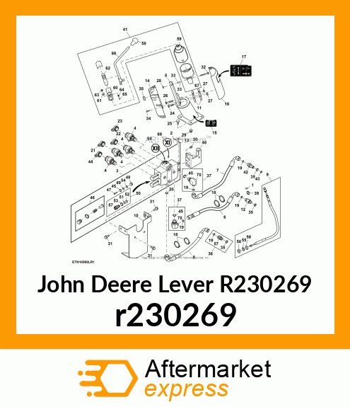 LEVER, JOYSTICK LOCK r230269