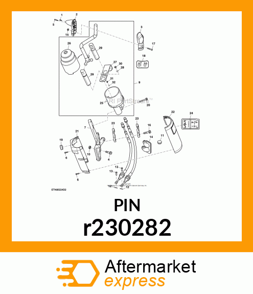 PISTON, JOYSTICK SLIDER r230282