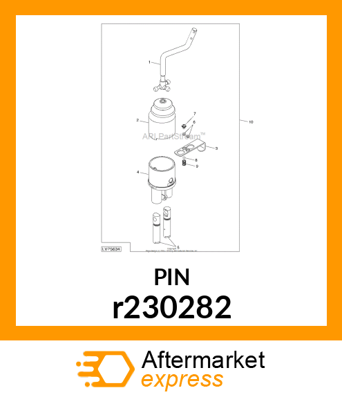 PISTON, JOYSTICK SLIDER r230282