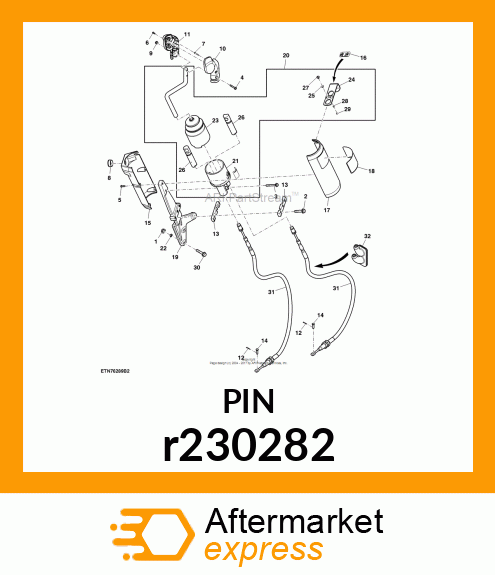 PISTON, JOYSTICK SLIDER r230282