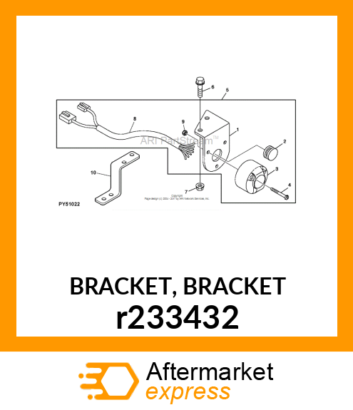 BRACKET, BRACKET r233432