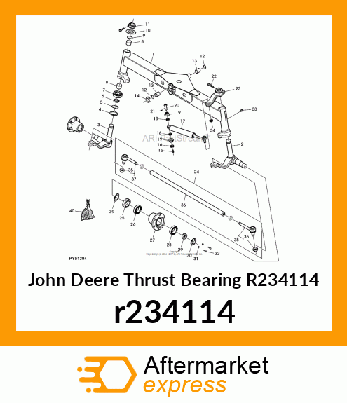 THRUST BEARING, THRUST BEARING, KIN r234114