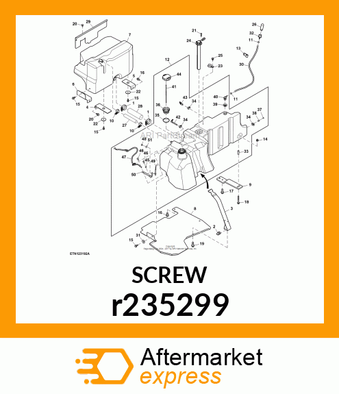 SCREW, M6 X 1 TRUSS HEAD TORX r235299