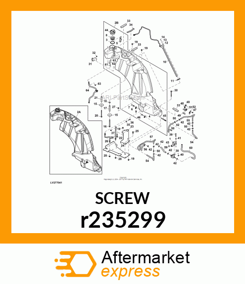 SCREW, M6 X 1 TRUSS HEAD TORX r235299