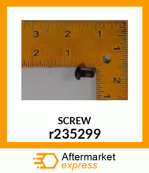 SCREW, M6 X 1 TRUSS HEAD TORX r235299