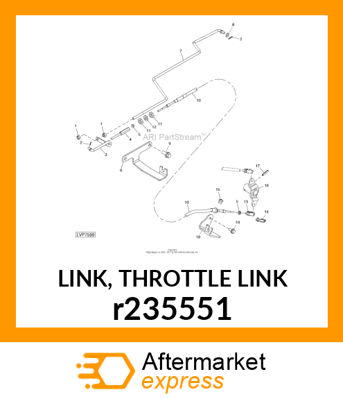 LINK, THROTTLE LINK r235551