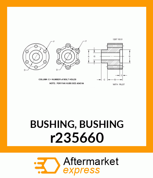 BUSHING, BUSHING r235660