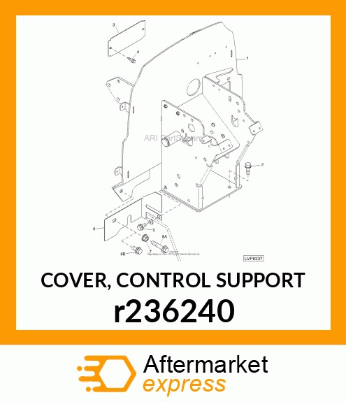 COVER, CONTROL SUPPORT r236240