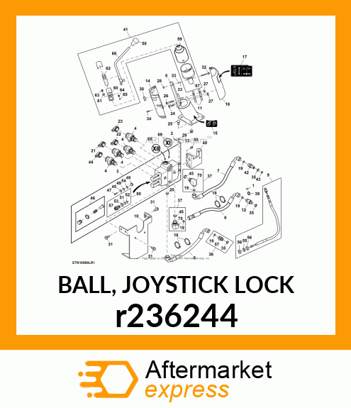 BALL, JOYSTICK LOCK r236244