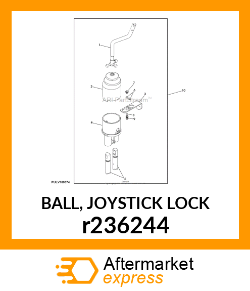 BALL, JOYSTICK LOCK r236244
