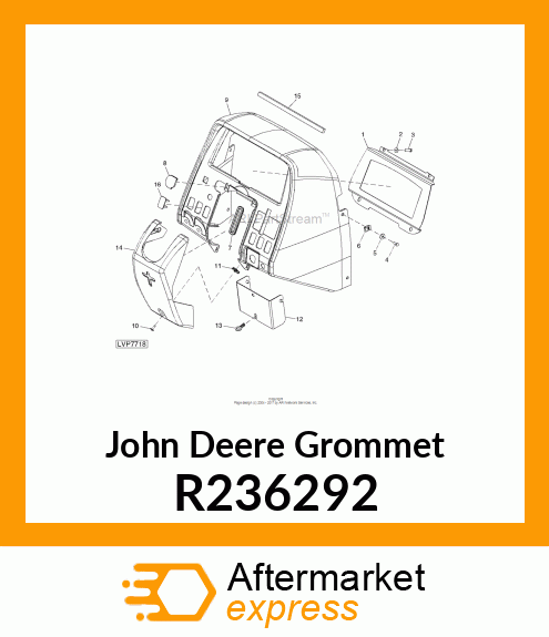 BOOT, BOOT, INSTRUMENT PANEL R236292