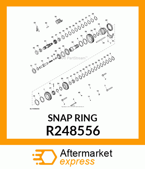 SNAP RING, INTERNAL, 2.45MM R248556