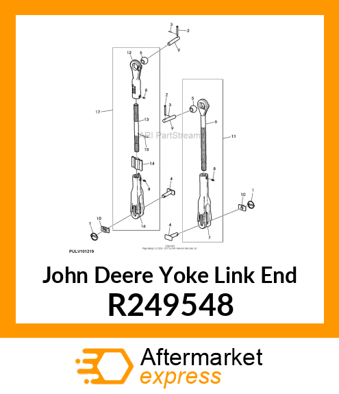 LIFT LINK, LIFT LINK, LH LOWER BODY R249548