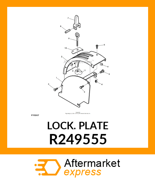 LOCK PLATE R249555