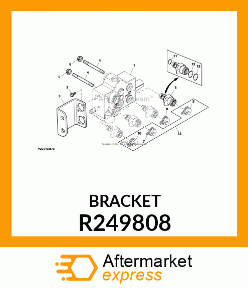 BRACKET, SCV CABLES R249808