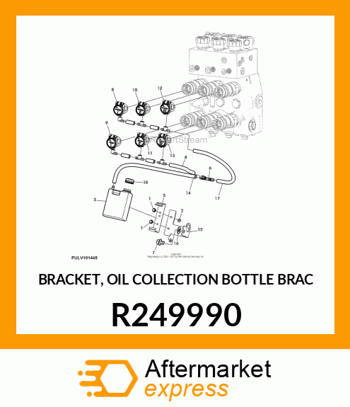 BRACKET, OIL COLLECTION BOTTLE BRAC R249990