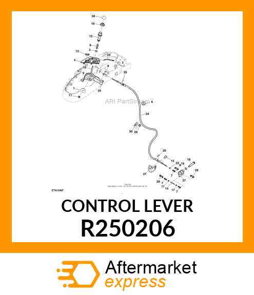 CONTROL LEVER R250206