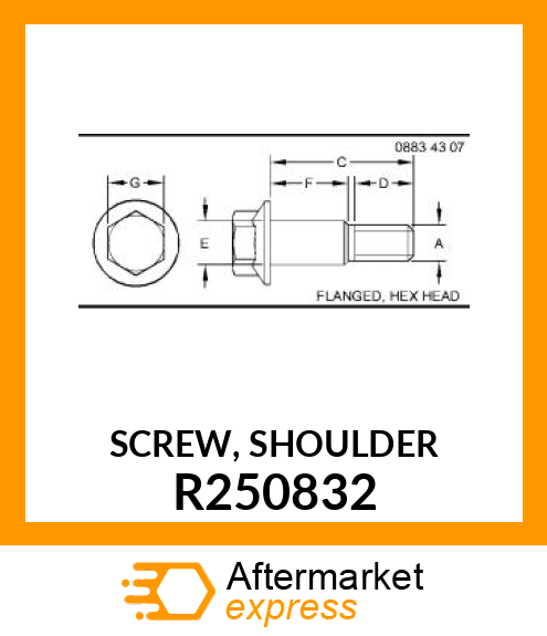 SCREW, SHOULDER R250832