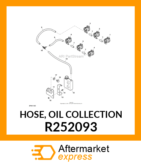 HOSE, OIL COLLECTION R252093