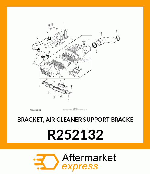 BRACKET, AIR CLEANER SUPPORT BRACKE R252132