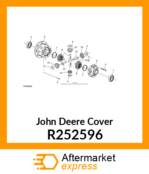 COVER, DIFFERENTIAL R252596