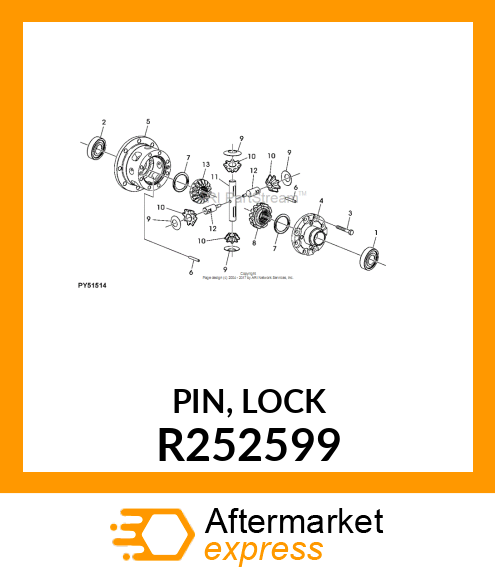 PIN, LOCK R252599