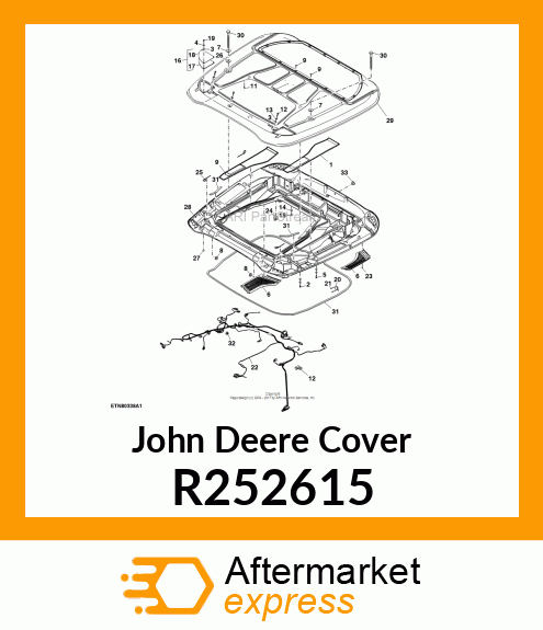 COVER, PRESSURE DUCT, RH R252615